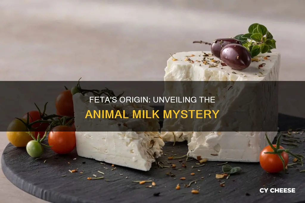 what animals milk is feta cheese made from