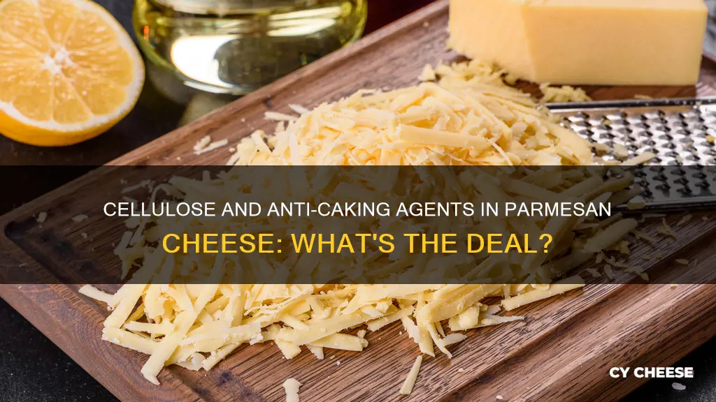 what are anti-caking agents in parmesan cheese and cellulose