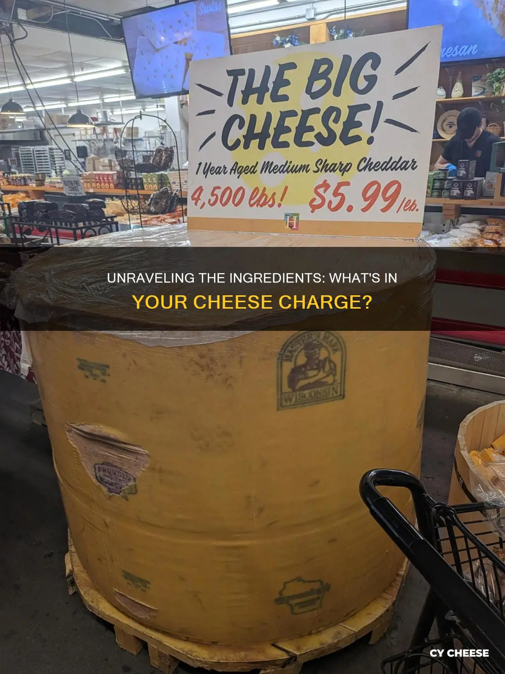 what are cheese charges made of