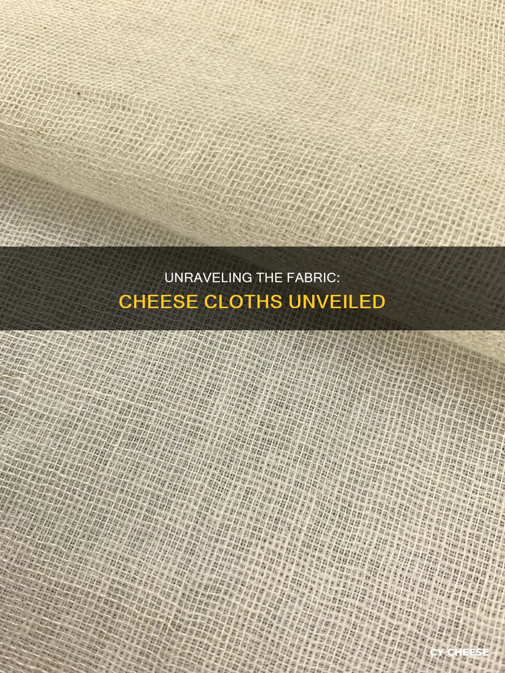 what are cheese cloths made of