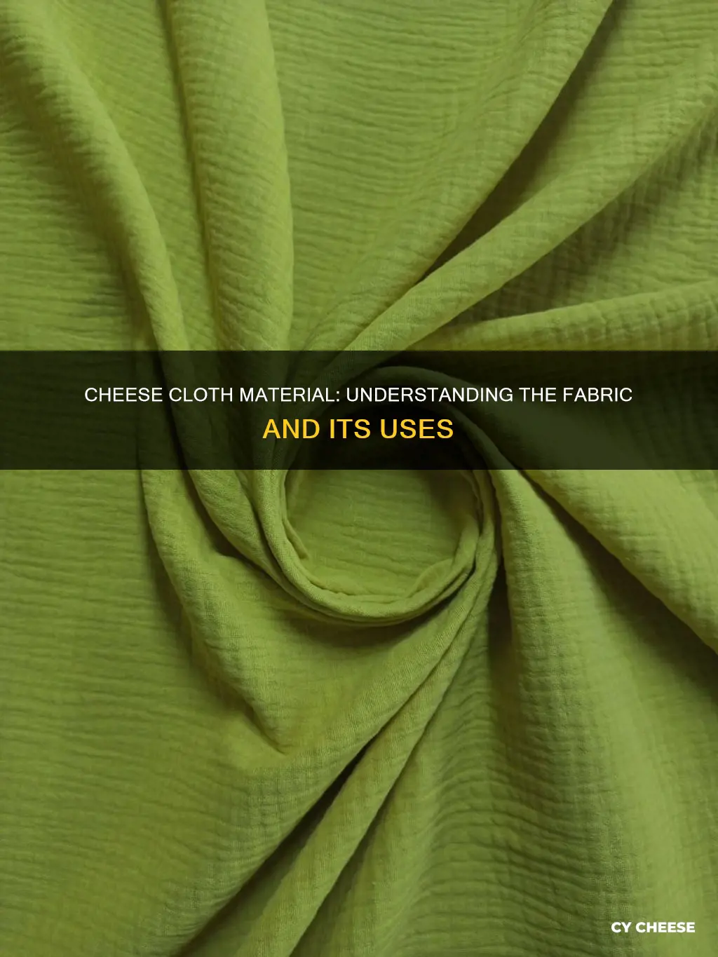 what are cheese cloths made of