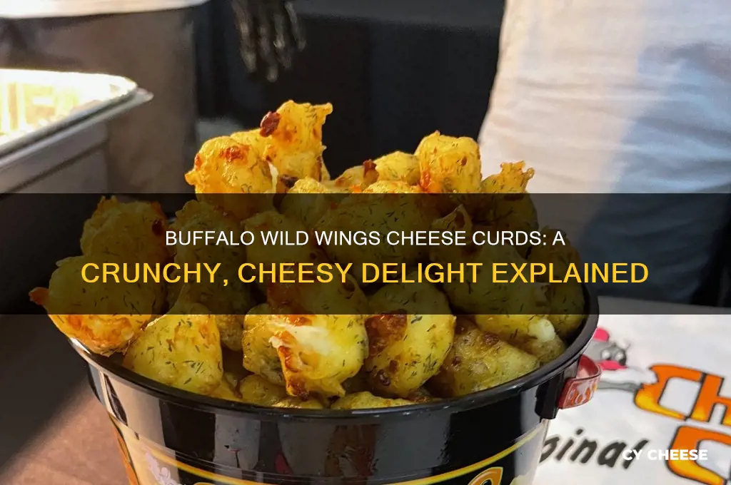 what are cheese curds at buffalo wild wings