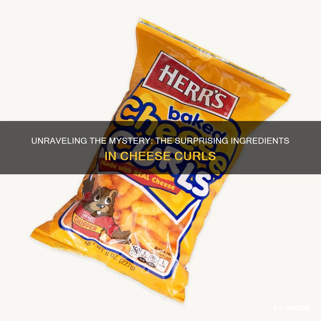 what are cheese curls made from