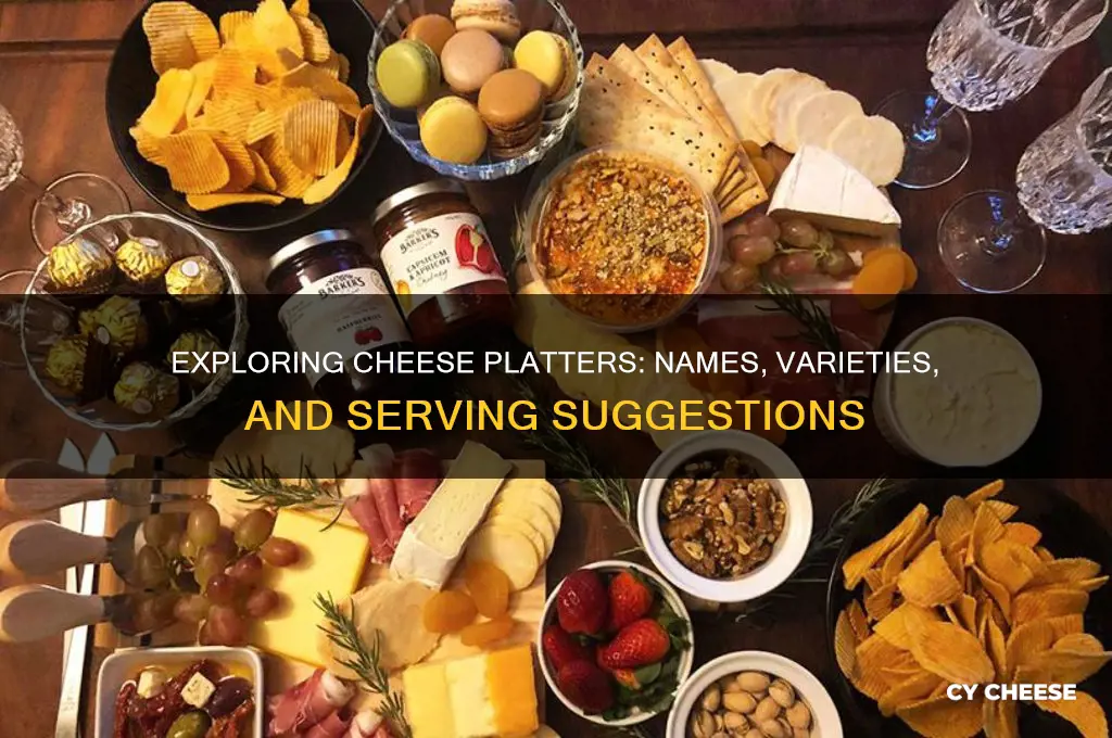 what are cheese platters called