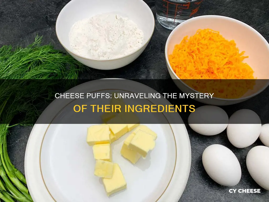 what are cheese puffs made from