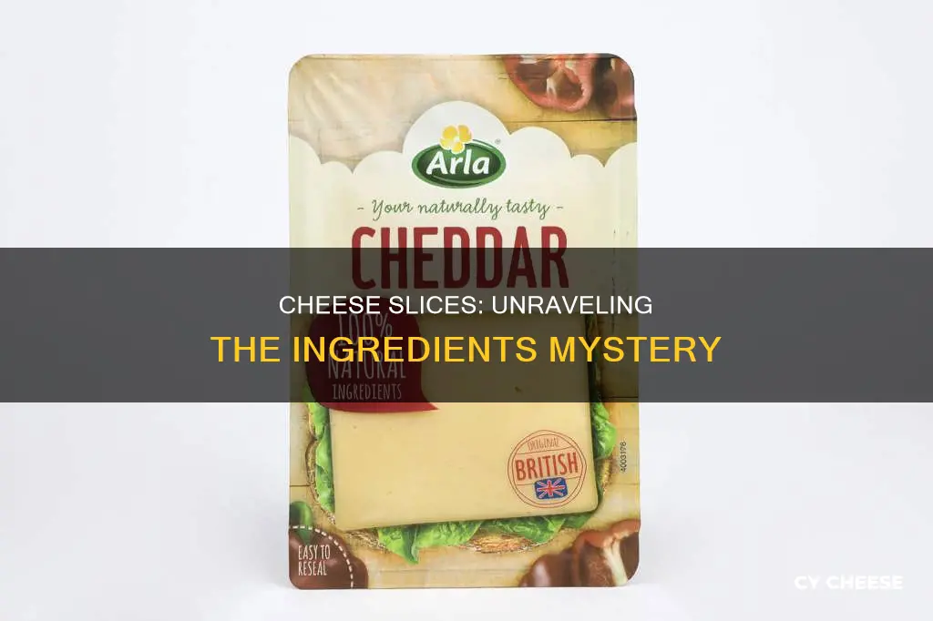 what are cheese slices made of