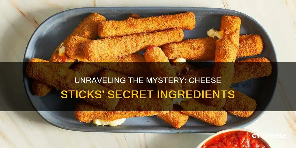 what are cheese sticks made of