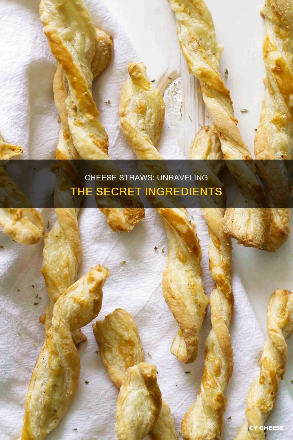 what are cheese straws made of