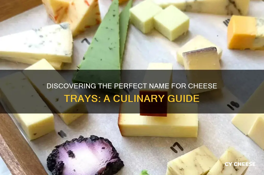 what are cheese trays called