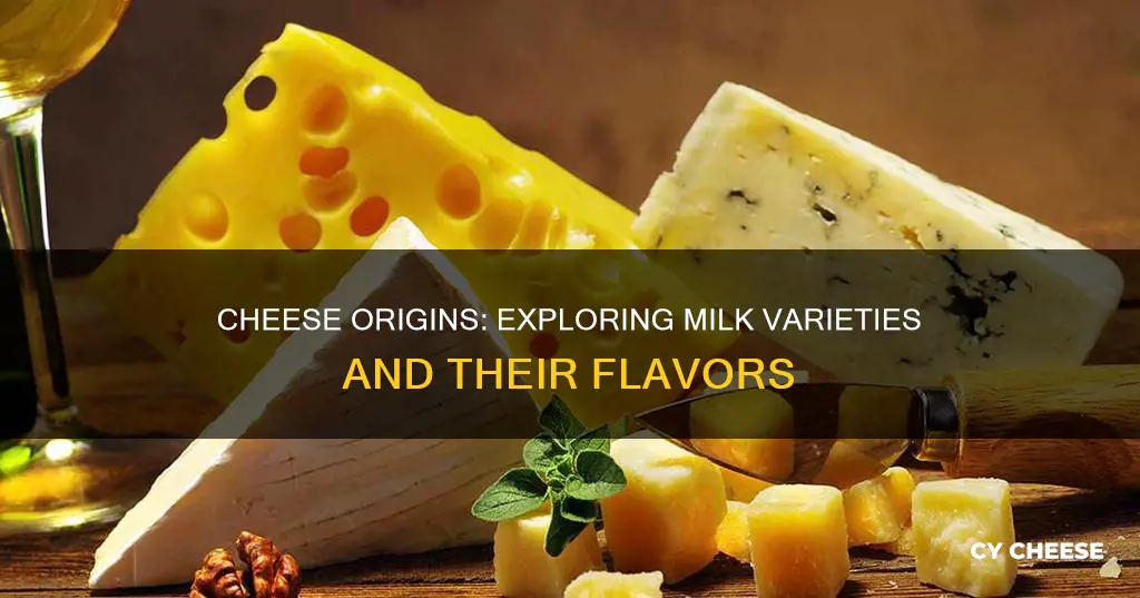 what are different cheeses made from