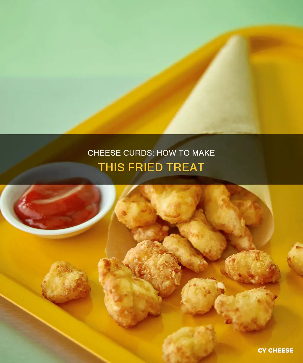 what are fried cheese curds made of