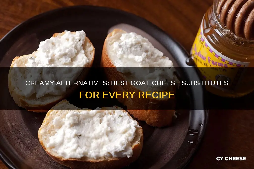 what are good substitutes for goat cheese