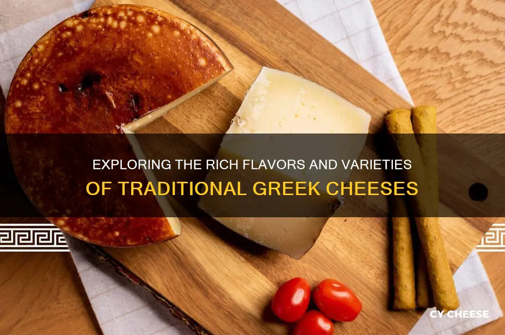what are greek cheeses