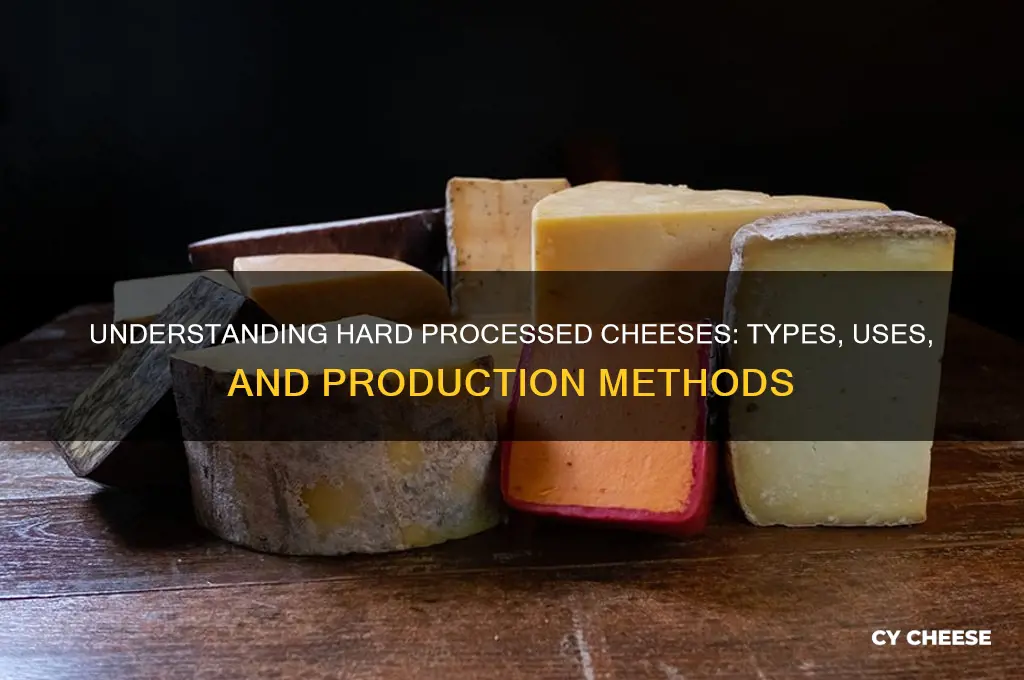 what are hard processed cheeses
