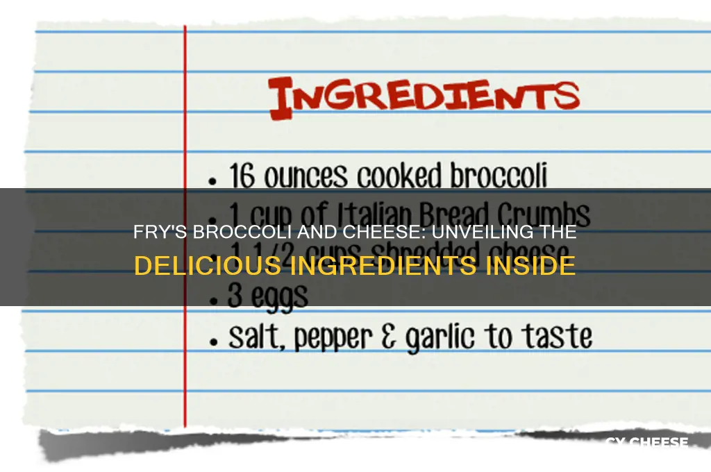 what are ingredients in fry