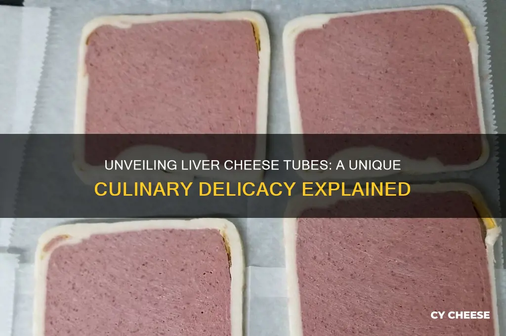 what are liver cheese tubes