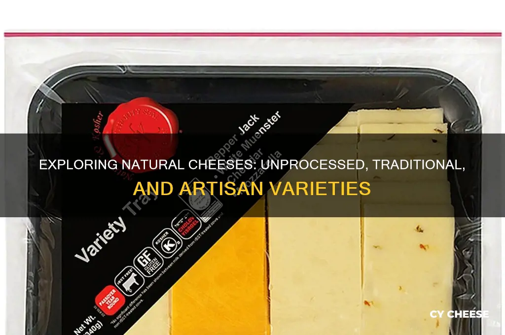 what are natural cheeses