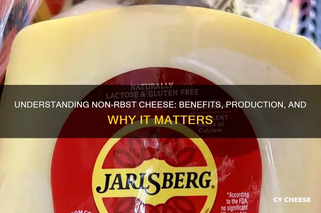 what are non rbst cheese