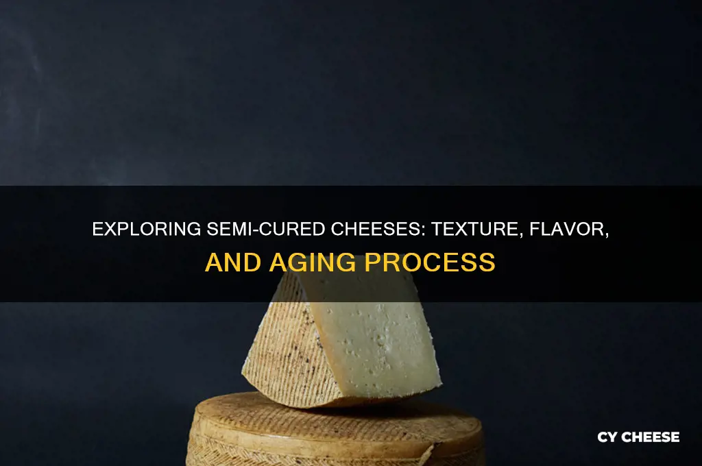 what are semi cured cheeses
