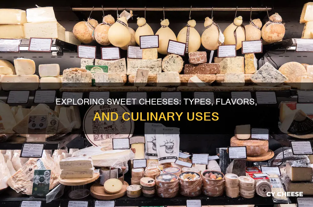 what are sweet cheeses
