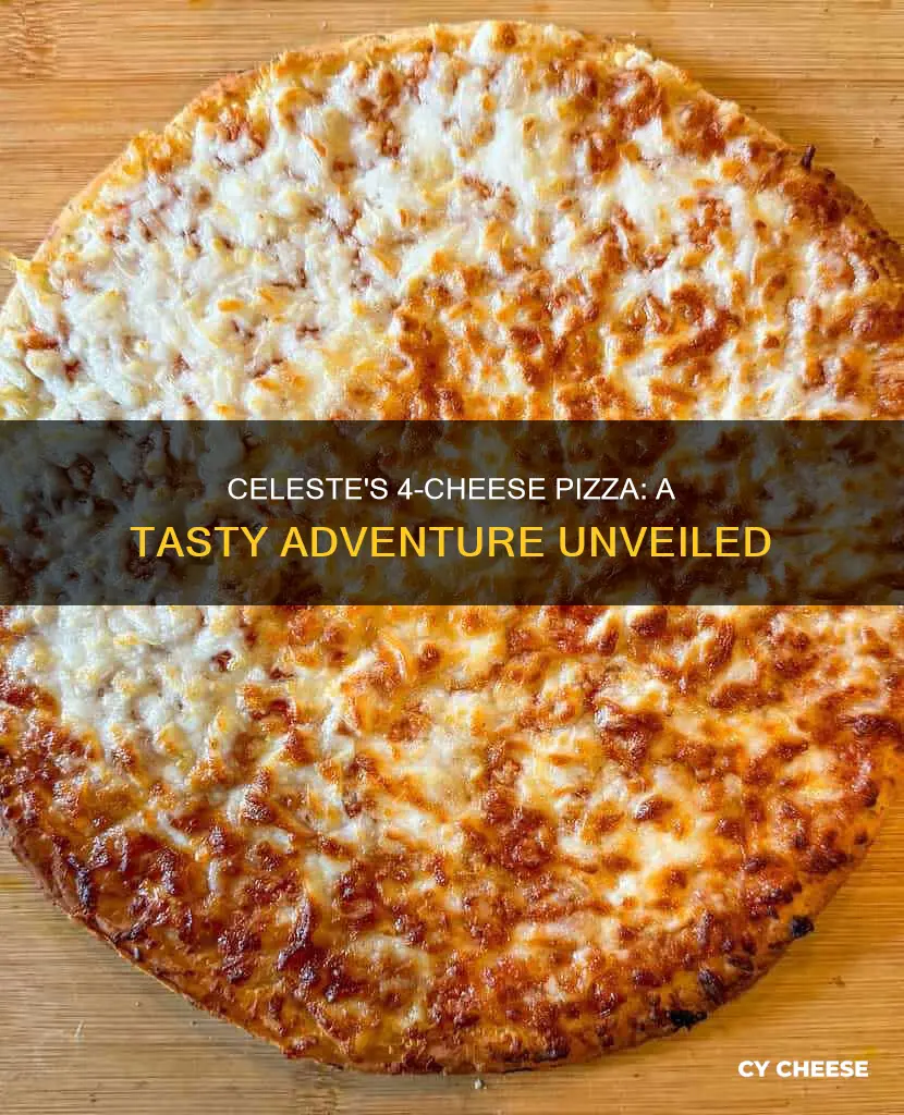 what are the 4 cheeses in celeste 4 cheese pizza