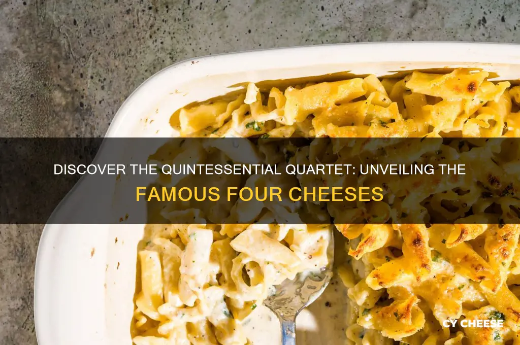 what are the 4 cheeses