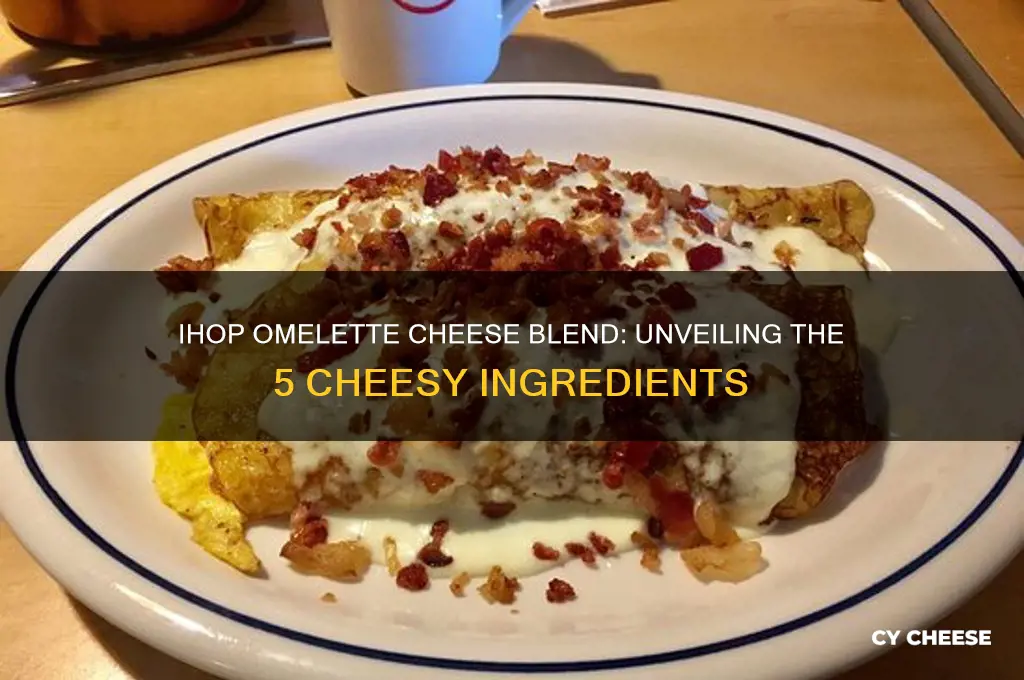 what are the 5 cheeses in the ihop omellette