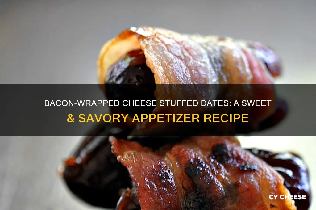 what are the bacon wrapped cheese stuffed dates recipe
