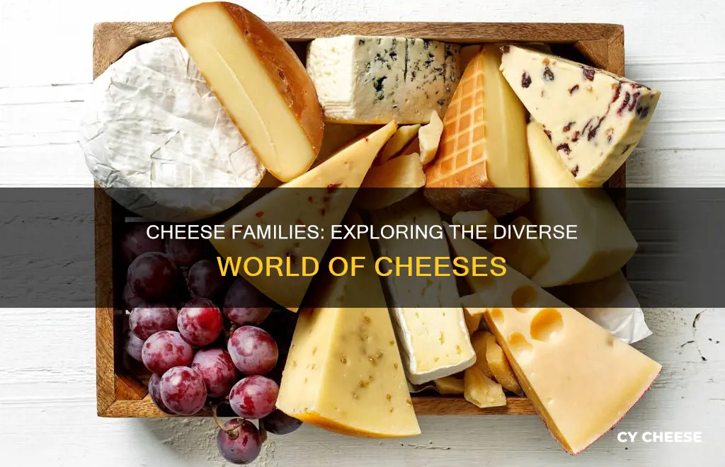 what are the different kinds of cheese families