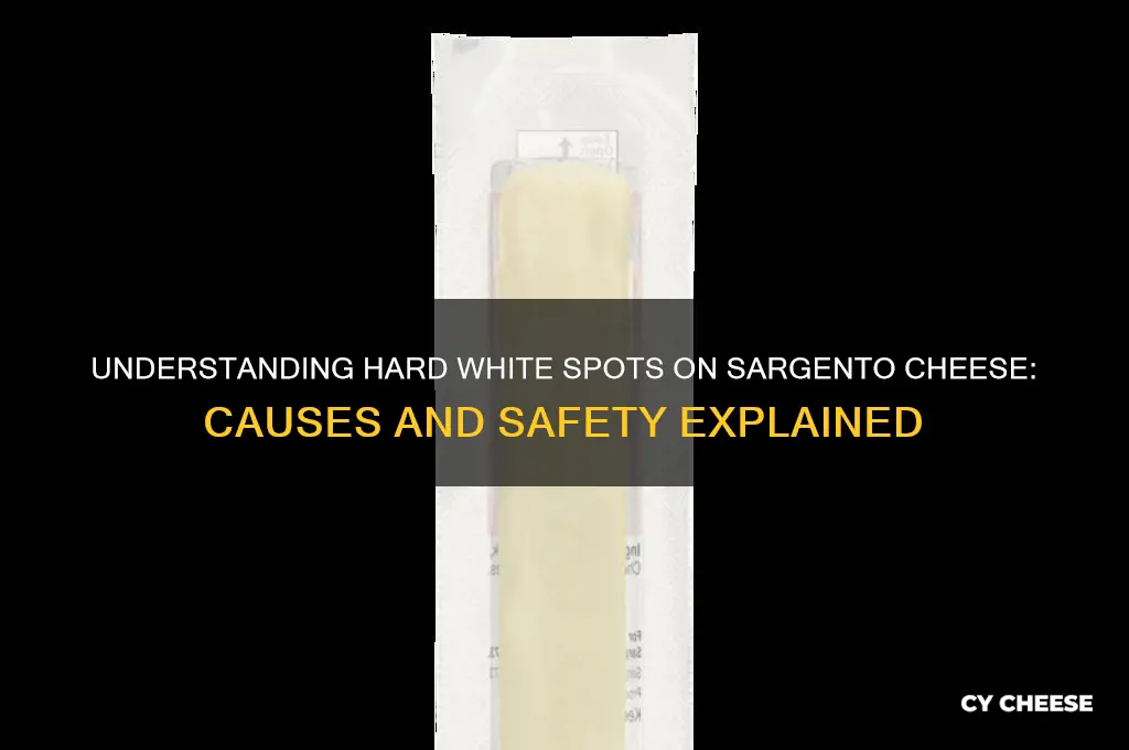 what are the hard white spots on my sargento cheese