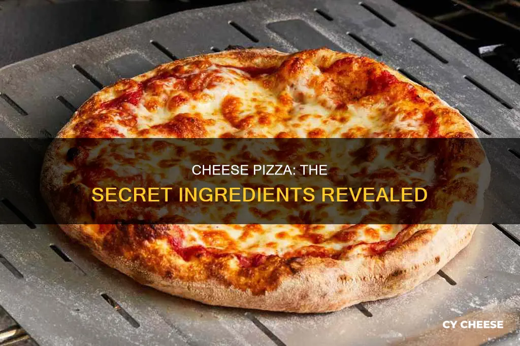 what are the ingredients for cheese pizza