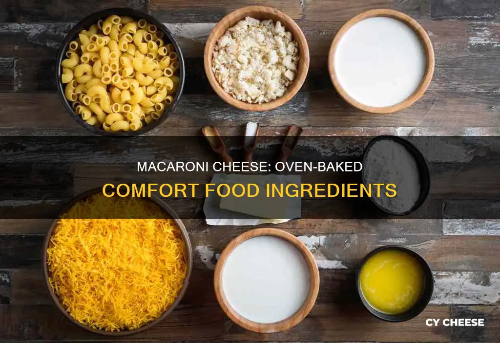 what are the ingredients for macaroni cheese in the oven