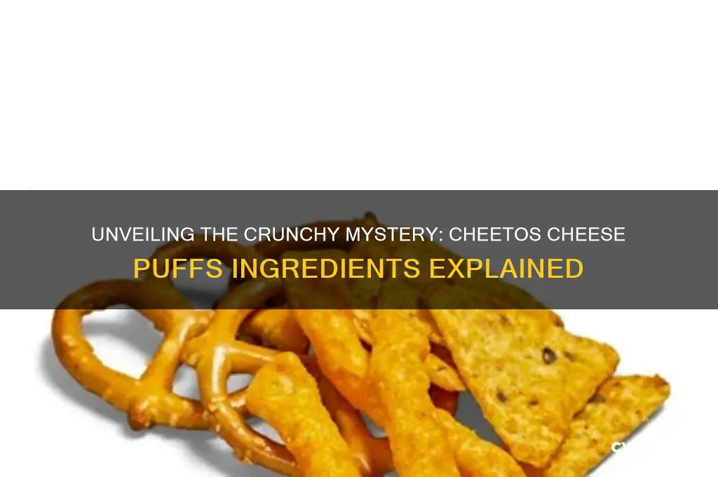 what are the ingredients in cheetos cheese puffs