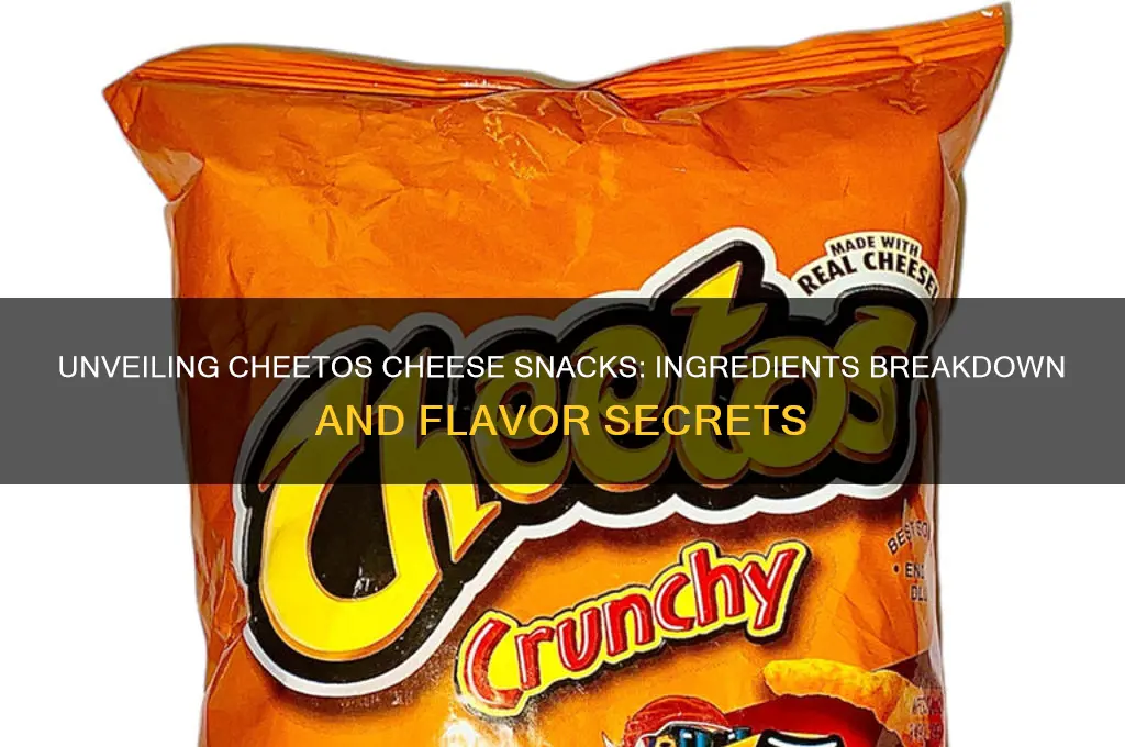 what are the ingredients in cheetos cheese snacks