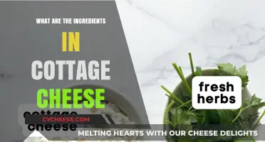 Discover the Simple Ingredients in Cottage Cheese: A Nutritious Breakdown