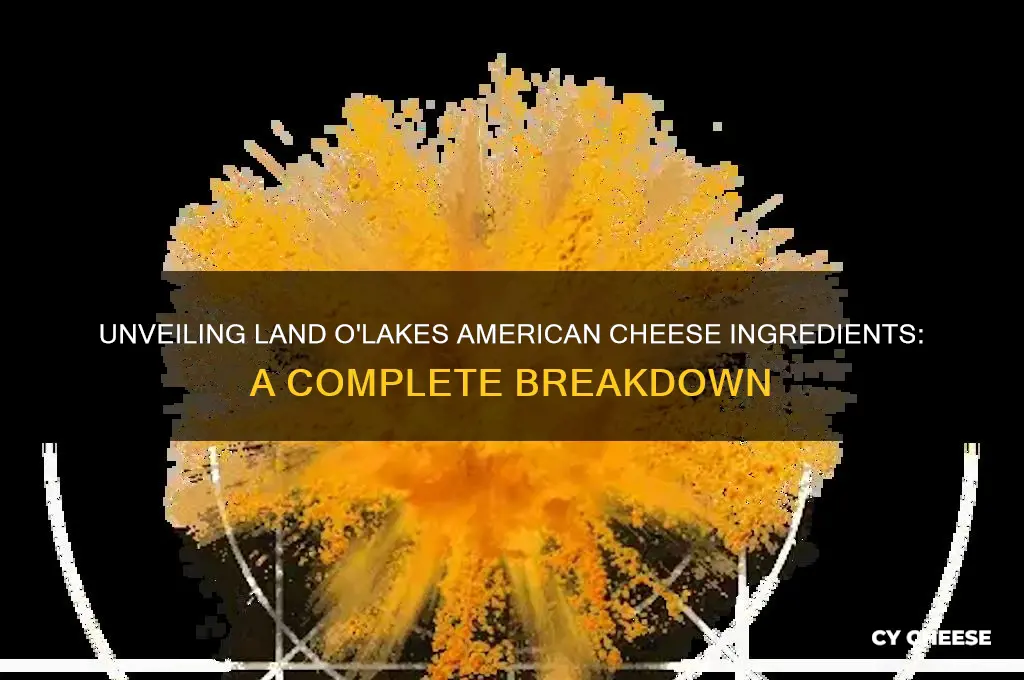 what are the ingredients in land o lakes american cheese