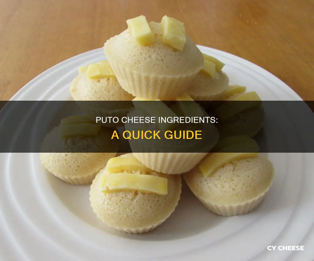 what are the ingredients of puto cheese