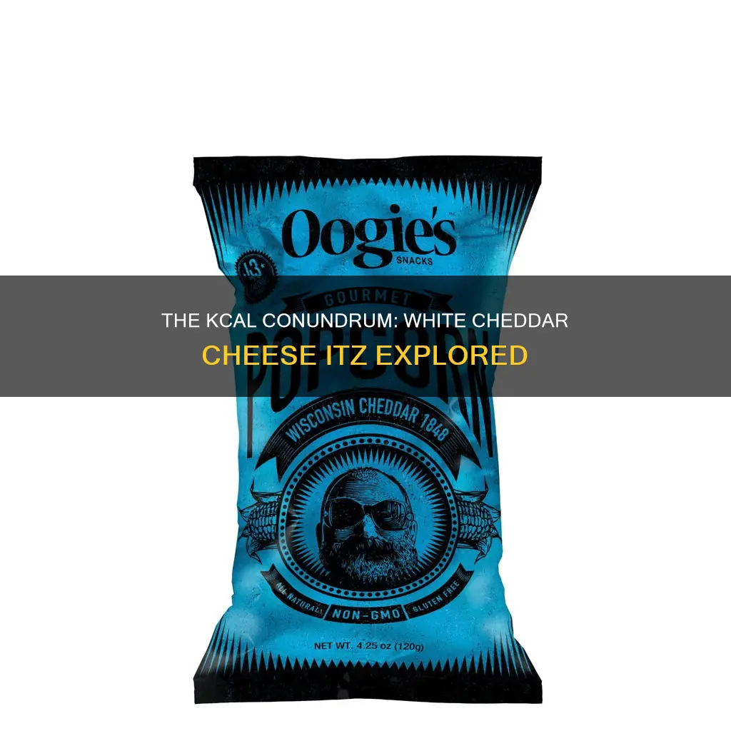 what are the kcal of white cheddar cheese itz