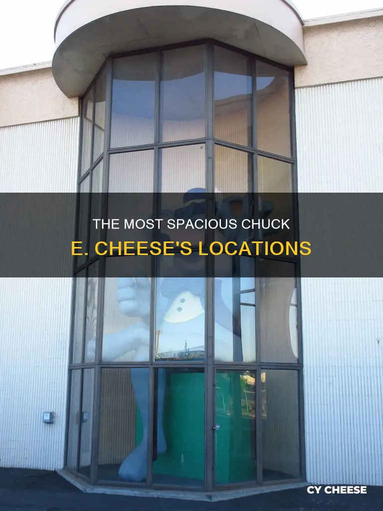 what are the largest chuck e cheeses