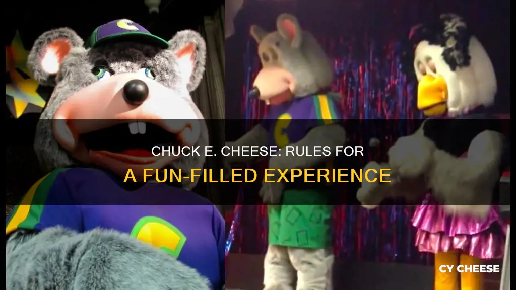 what are the rules for chuck e cheese