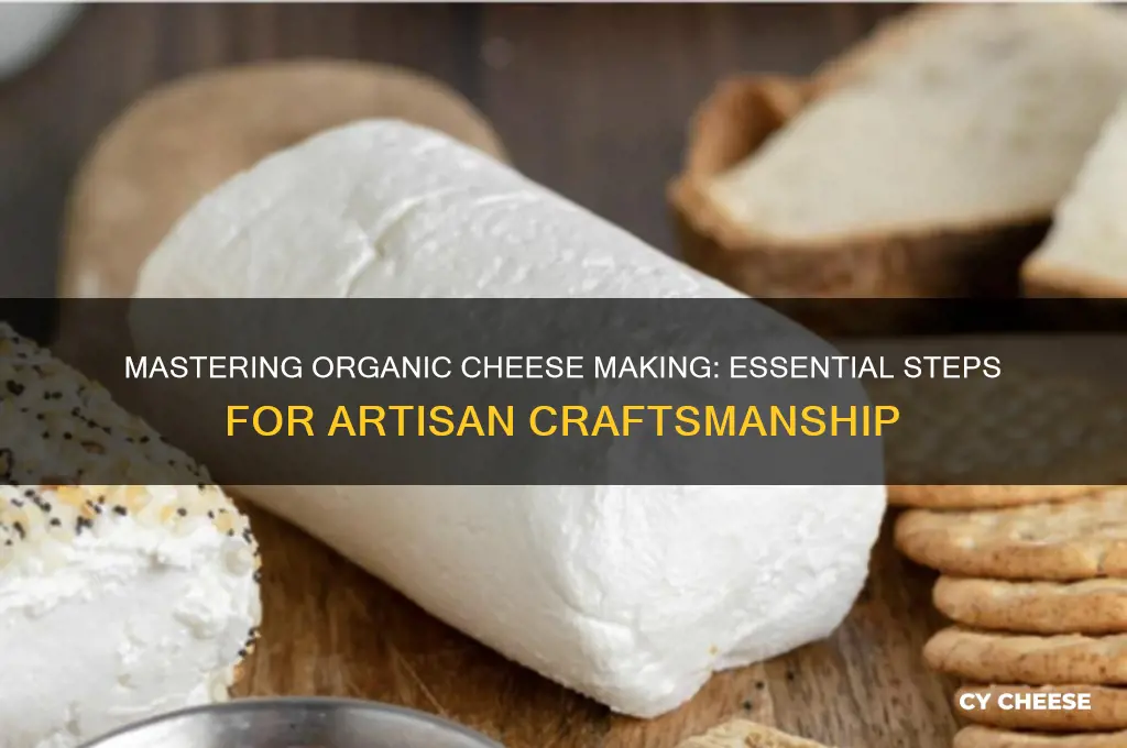 what are the steps involved in organic cheese making