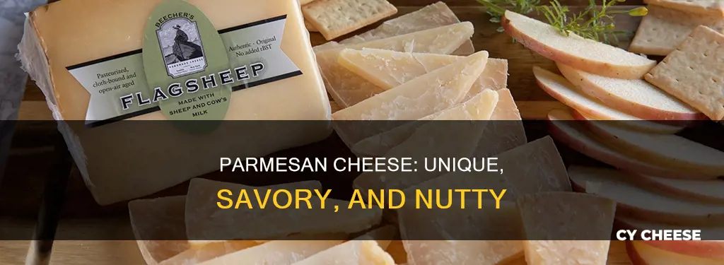 what are unique chacters about parmesan cheese