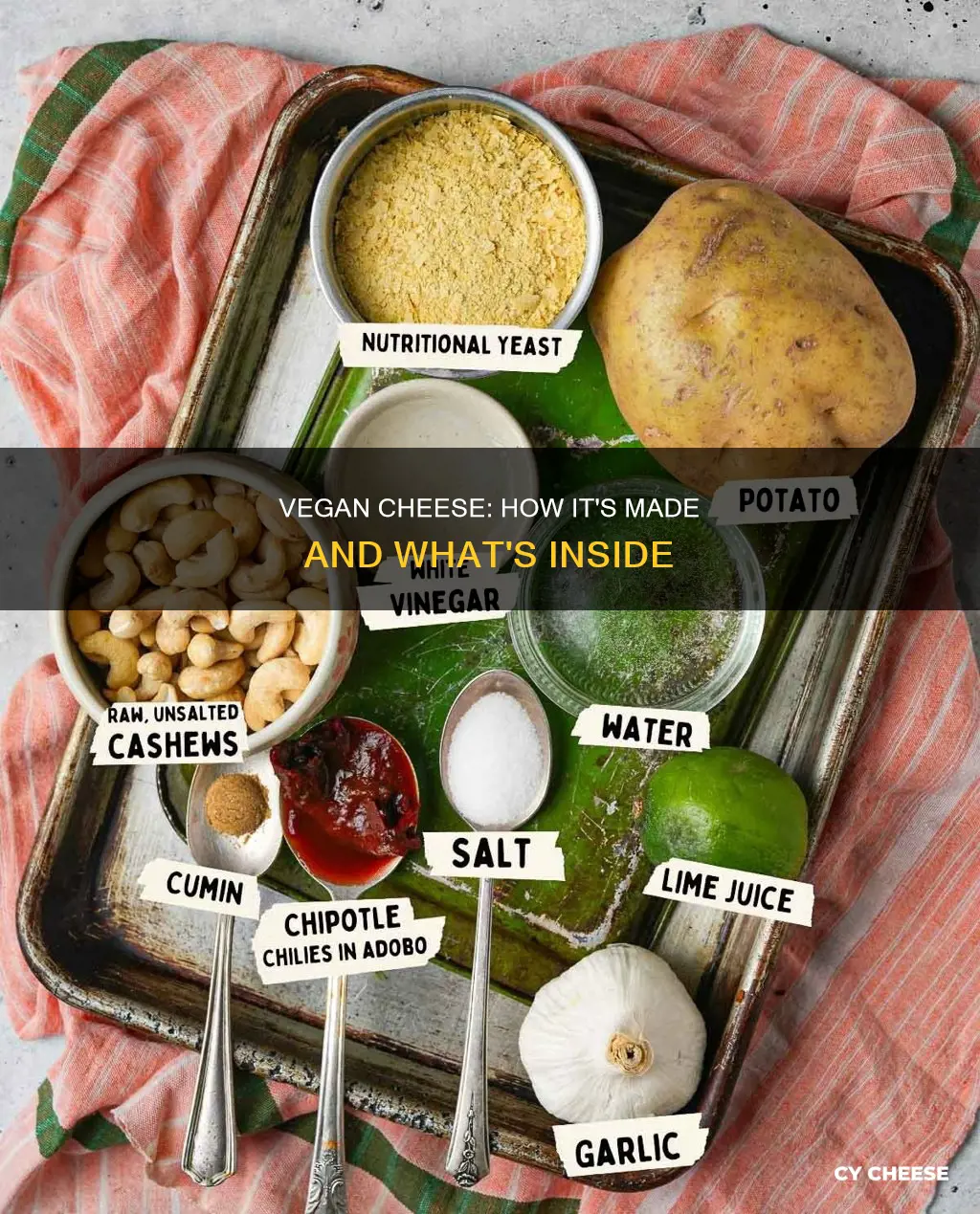 what are vegan cheese made of