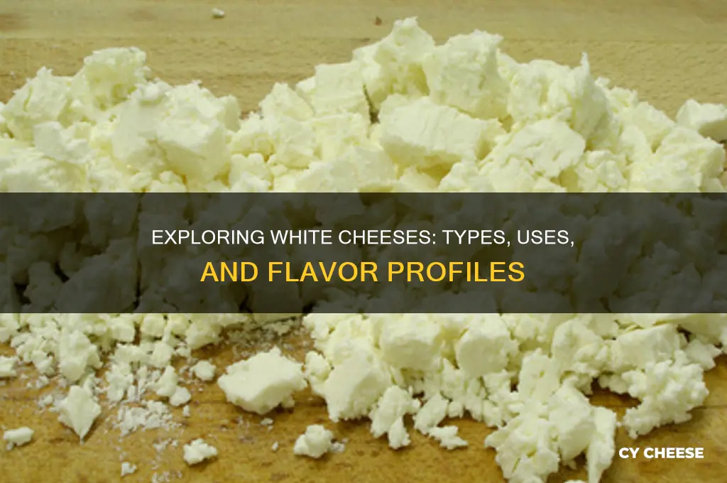 what are white cheeses