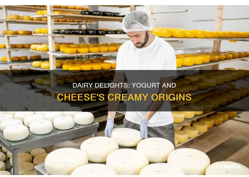 what are yogurt and cheese made from