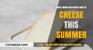 Moses' Summer Cheese Triumph: Unveiling His Award-Winning Achievement