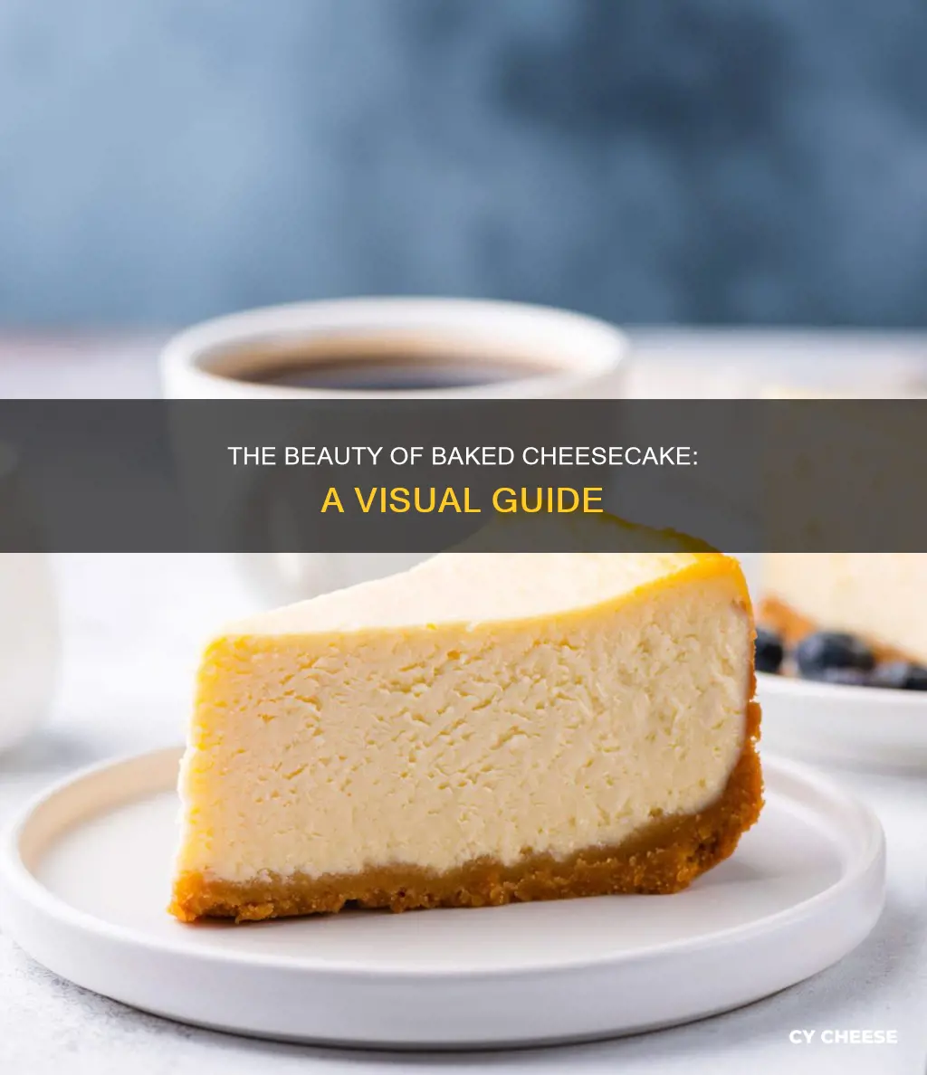 what baked cheese cake looks like