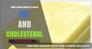 Healthy Cheese Options: Low-Fat, Cholesterol-Free Block Cheese Varieties