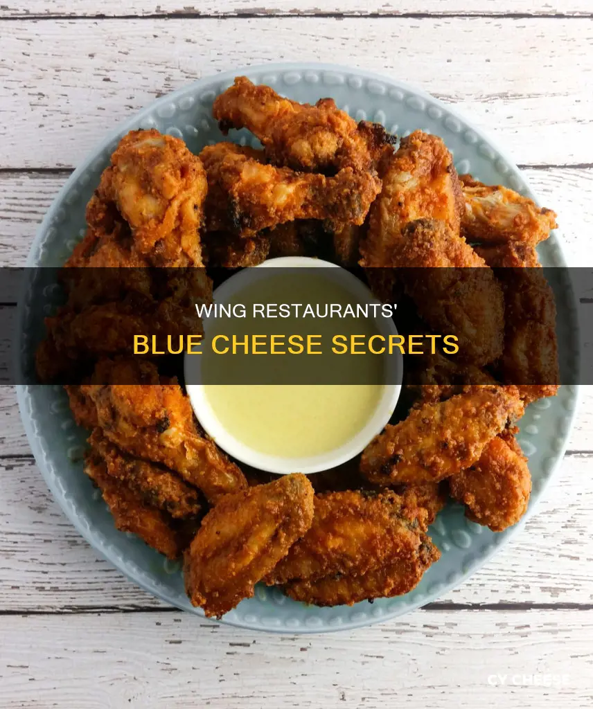what blue cheese do wing restaurants use