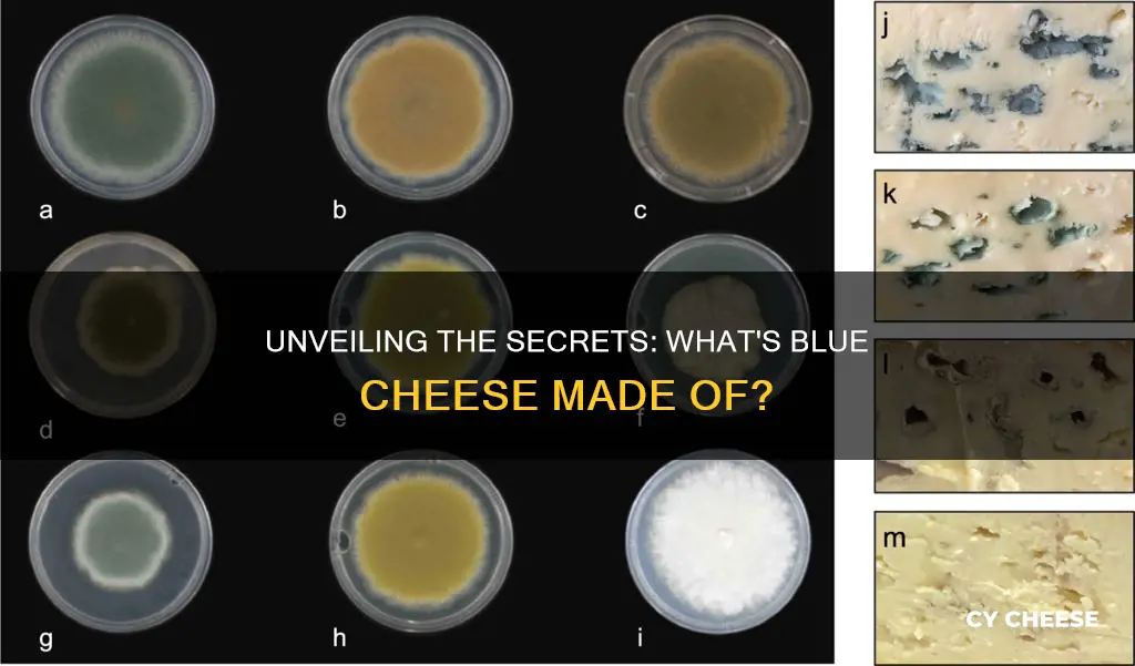 what blue cheese made of